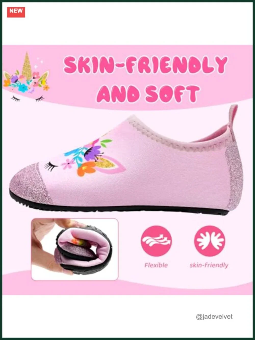 Kids Water Shoes Quick Dry Barefoot Aqua Socks for Beach Swim Surf